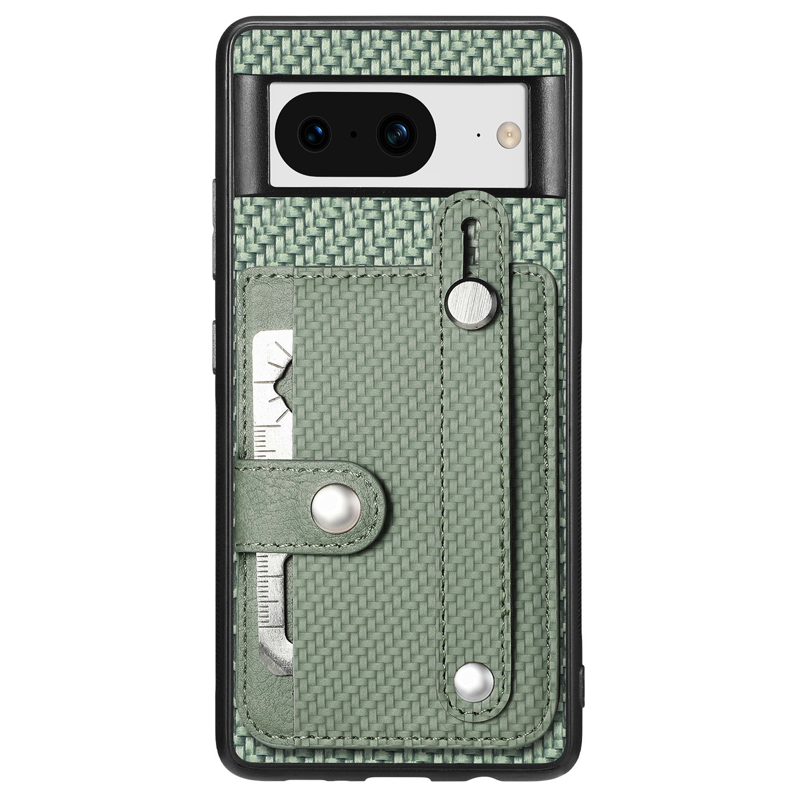 C1-01 For Google Pixel 8 Case PC+TPU+Leather Card Slots Phone Cover with Wristband Design C1-01 For Google Pixel 8 Case PC+TPU+Leather Card Slots Phone Cover with Wristband Design